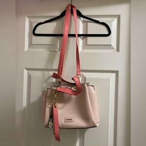 Aldo Blush Pink Shoulder Bag Modern Leather Design
